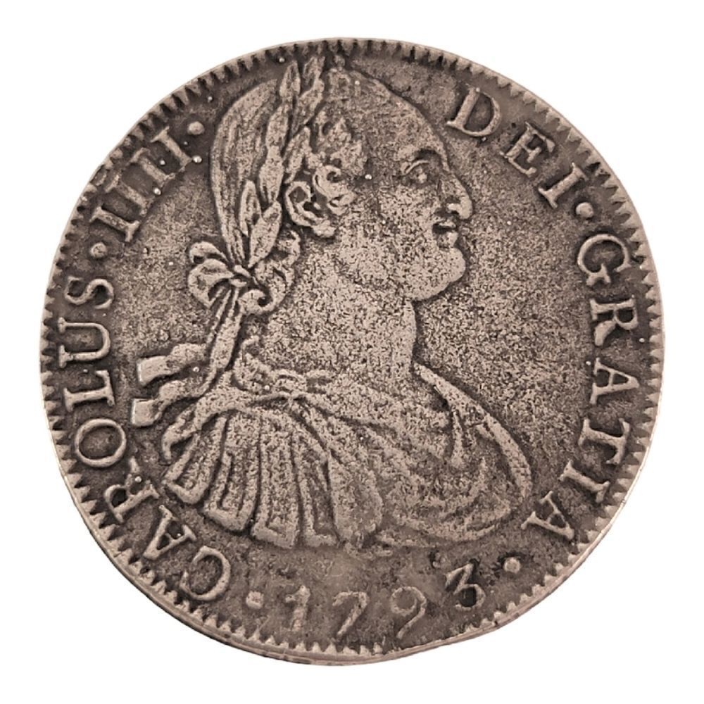 Silver Replica 1793 Spanish 8 Reale Replica Coin